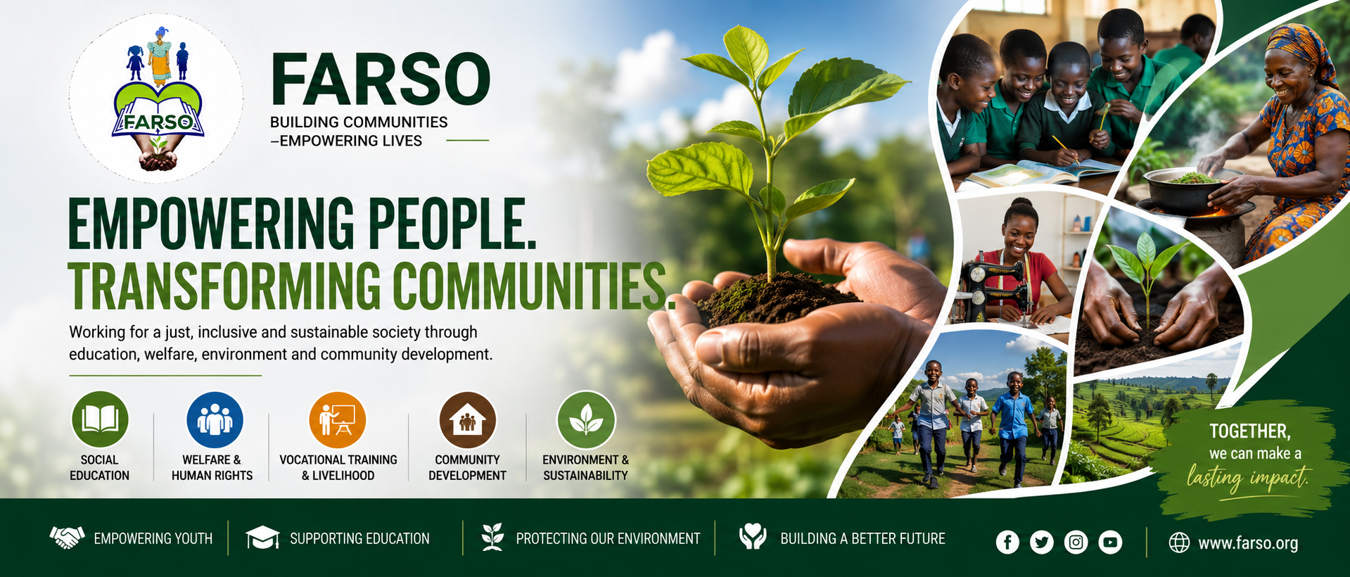 FARSO - Building Communities, Empowering Lives. Empowering People. Transforming Communities.